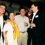 Annick Mullatier, aux côtés d'Alain Boutillot, à gauche, Jean-Claude Larrieu et Thierry de Segonzac, en 1999 - Photo Baxter / Archives AFC-Fuji 