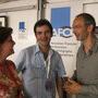 Marie-Pierre Moreuil de Kodak, Antonio Riestra et Rémy Chevrin - lors d'une présentation du KLMS à l'espace AFC-CST (Photo N (...) 