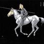 Eugène Frey, étude pour les Décors lumineux de "Don Quichotte", ca. 1910 - Encre noire, gouache et photographies collées sur (...) 