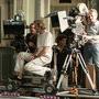 Jean-Jacques Bouhon, à la caméra, sur le tournage des "Choristes", de Christophe Barratier, en 2004 - Assis sur la dolly, Piotr (...) 