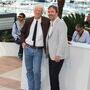 Roger Deakins et Denis Villeneuve lors de la séance photo du 19 mai - Photo Pauline Maillet 