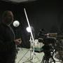 Patrick Leplat et la caméra Phantom V12 lors de l'Atelier "haute vitesse" 
