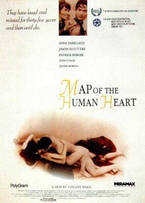 affiche Map of the human heart