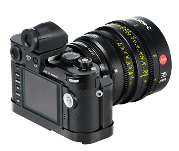 Leica M en monture PL muni d'une optique fixe Summilux-C 35 mm Cinéma