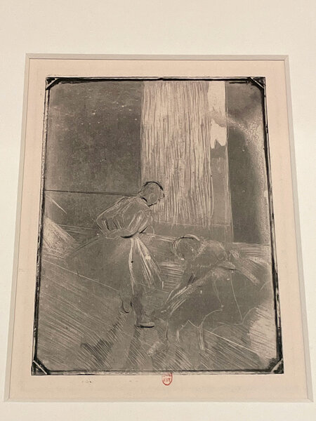 Estampe de l'exposition "Degas en noir et blanc"