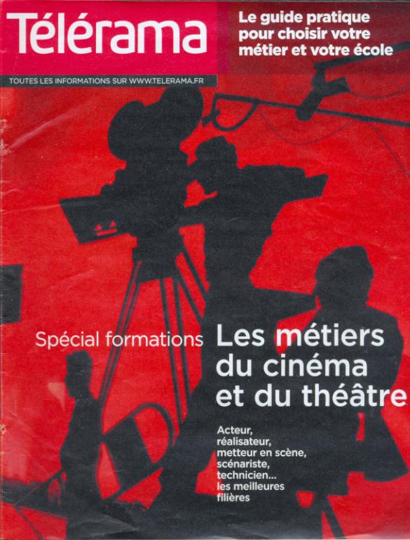 Guide des formations aux métiers du cinéma et du théâtre