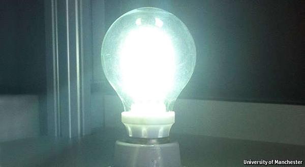 L'ampoule à filament de graphène, futur eldorado des sources de lumière ? Les ampoules au graphène appelées à supplanter les LEDs