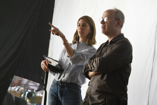 Sofia Coppola et Philippe Le Sourd sur le tournage d'"On the Rocks" - Avec la permission d'Apple