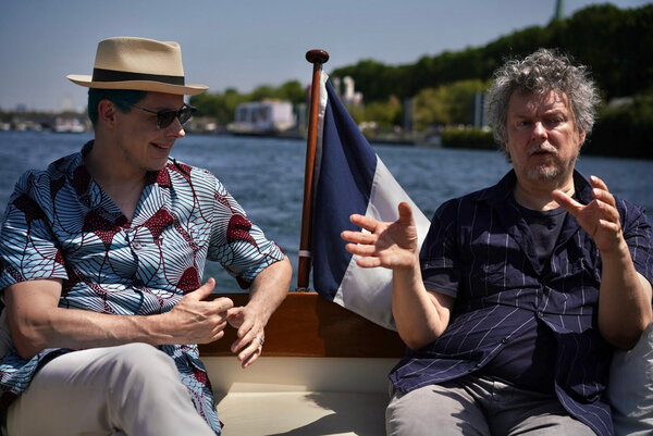 Jack White et Michel Gondry - Photo David Quesemand