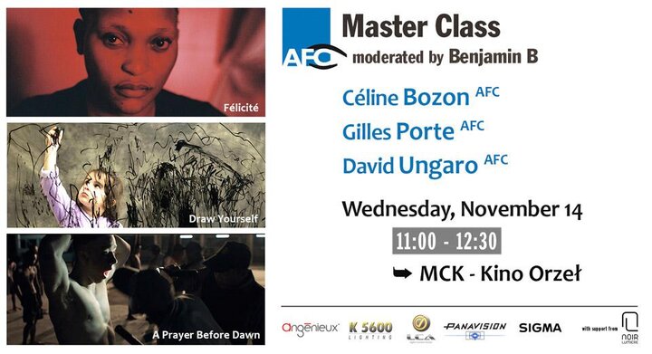 Master Class AFC avec Céline Bozon, Gilles Porte et David Ungaro Modérée par Benjamin B