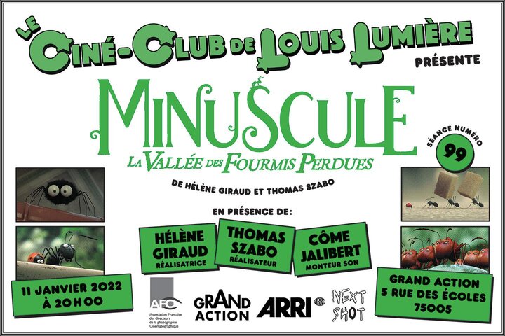 "Minuscule", d'Hélène Giraud et Thomas Szabo, projeté au Ciné-Club de Louis-Lumière