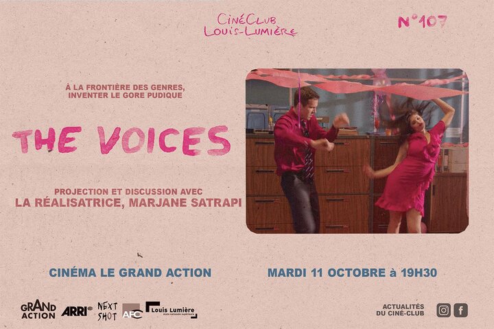 "The Voices", de Marjane Satrapi, projeté au Ciné-club de Louis-Lumière