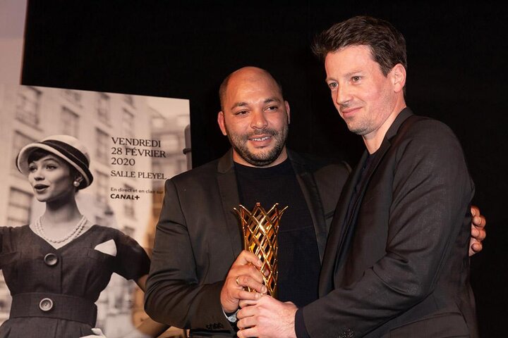 Toufik Ayadi et Christophe Barral, producteurs, lauréats du Prix Daniel Toscan du Plantier 2020