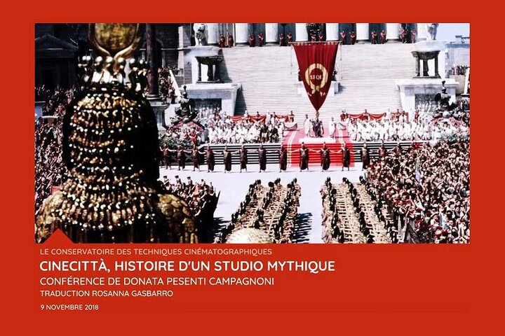 "Cinecittà, histoire d'un studio mythique", conférence en ligne sur le site de la Cinémathèque française Par Donata Pesenti Campagnoni, le 9 novembre 2018