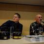 Peter Martin et Daniel Pearl pendant la conférence CW Sonderoptic - Leica - Photo Jean-Noël Ferragut 