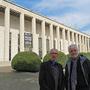 Rémy Chevrin et Richard Andry devant le "Salone delle Fontane" - Photo Eric Guichard 