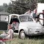 Fiat 500, Arri IIC et Ianiro 225 ampères - Archives Fiat 
