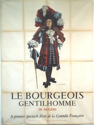 affiche Le Bourgeois gentilhomme